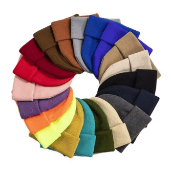 2025 Wholesale High Quality Manufacturer Acrylic Winter Hats for Men Plain Knitted Fisherman Beanies Hats with Custom Logo